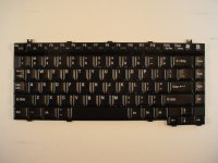 Toshiba original keyboard (US English, black) - TS41578
