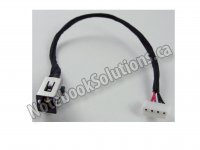 DC POWER JACK W/CABLE FOR TOSHIBA SATELLITE C870D-BT2N11 C875D-S7105 C875D-S7120
