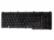 Toshiba original keyboard (US English / French, glossy black) - K000086190